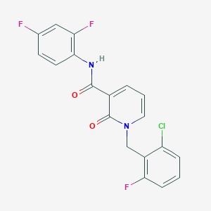 1-(2-chloro-6-fluorobenzyl)-N-(2,4-difluorophenyl)-2-oxo-1,2-dihydropyridine-3-carboxamide