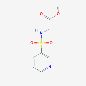 molecular formula C7H8N2O4S B2849207 2-(吡啶-3-磺酰氨基)乙酸 CAS No. 123090-57-3