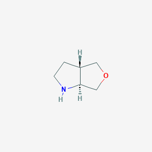 molecular formula C6H11NO B2849224 (3As,6aS)-2,3,3a,4,6,6a-hexahydro-1H-furo[3,4-b]pyrrole CAS No. 1369147-22-7