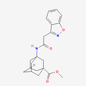 (1r,3s,5R,7S)-methyl 3-(2-(benzo[d]isoxazol-3-yl)acetamido)adamantane-1-carboxylate