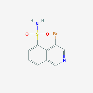 molecular formula C9H7BrN2O2S B2849251 4-Bromoisoquinoline-5-sulfonamide CAS No. 127625-93-8