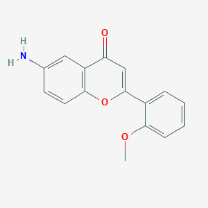 6-Amino-2-(2-methoxyphenyl)chromen-4-one