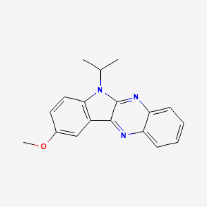 9-Methoxy-6-propan-2-ylindolo[3,2-b]quinoxaline