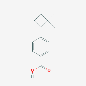 molecular formula C13H16O2 B2849311 4-(2,2-Dimethylcyclobutyl)benzoic acid CAS No. 2470437-12-6