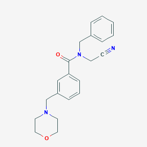 N-benzyl-N-(cyanomethyl)-3-[(morpholin-4-yl)methyl]benzamide