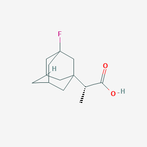 molecular formula C13H19FO2 B2849365 (2R)-2-(3-Fluoro-1-adamantyl)propanoic acid CAS No. 2248219-86-3