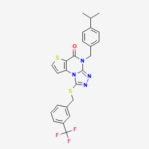 molecular formula C25H21F3N4OS2 B2849367 Chembl4557206 CAS No. 1223894-86-7