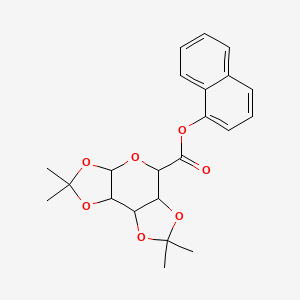 naphthalen-1-yl 2,2,7,7-tetramethyltetrahydro-3aH-bis([1,3]dioxolo)[4,5-b:4',5'-d]pyran-5-carboxylate