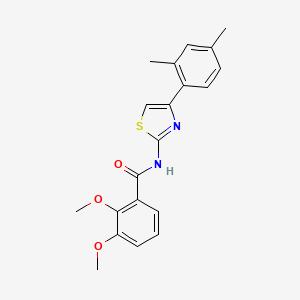 N-[4-(2,4-dimethylphenyl)-1,3-thiazol-2-yl]-2,3-dimethoxybenzamide