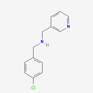 molecular formula C13H13ClN2 B2849431 (4-Chloro-benzyl)-pyridin-3-ylmethyl-amine CAS No. 212392-65-9