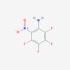 molecular formula C6H2F4N2O2 B2849453 2,3,4,5-四氟-6-硝基苯胺 CAS No. 6157-98-8