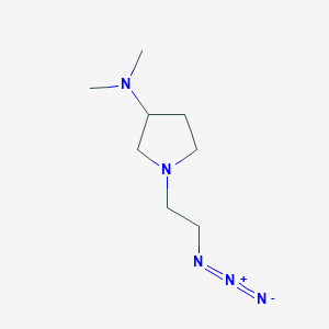 1-(2-azidoethyl)-N,N-dimethylpyrrolidin-3-amine