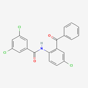 N-(2-benzoyl-4-chlorophenyl)-3,5-dichlorobenzamide