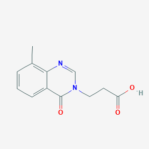 3-(8-methyl-4-oxoquinazolin-3(4H)-yl)propanoic acid