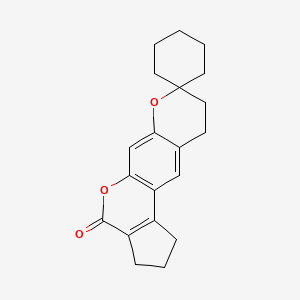 2',3',9',10'-tetrahydrospiro[cyclohexane-1,8'-cyclopenta[c]pyrano[3,2-g]chromen]-4'(1'H)-one
