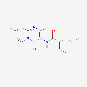 N-(2,8-dimethyl-4-oxo-4H-pyrido[1,2-a]pyrimidin-3-yl)-2-propylpentanamide