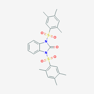 1,3-bis[(2,4,5-trimethylphenyl)sulfonyl]-1,3-dihydro-2H-benzimidazol-2-one