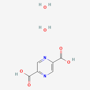 molecular formula C6H6N2O5 B2849505 2,5-Pyrazinedicarboxylic acid dihydrate CAS No. 205692-63-3