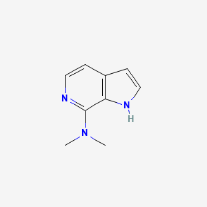molecular formula C9H11N3 B2849510 N,N-dimethyl-1H-pyrrolo[2,3-c]pyridin-7-amine CAS No. 2103352-79-8