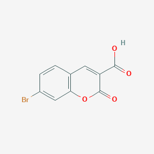molecular formula C10H5BrO4 B2849556 7-Bromo-2-oxo-2H-chromene-3-carboxylic acid CAS No. 1438410-03-7