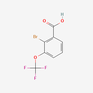 molecular formula C8H4BrF3O3 B2849577 2-Bromo-3-(trifluoromethoxy)benzoic acid CAS No. 1159512-46-5