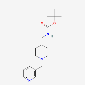 molecular formula C17H27N3O2 B2849593 tert-Butyl [1-(pyridin-3-ylmethyl)piperidin-4-yl]methylcarbamate CAS No. 1253403-51-8