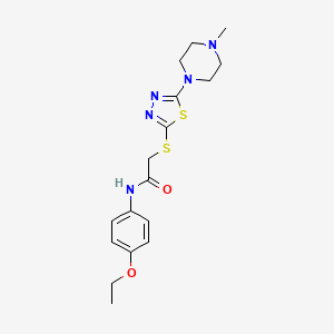 N-(4-ethoxyphenyl)-2-((5-(4-methylpiperazin-1-yl)-1,3,4-thiadiazol-2-yl)thio)acetamide