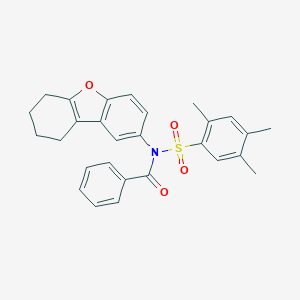 N-6,7,8,9-tetrahydrodibenzo[b,d]furan-2-yl-N-[(2,4,5-trimethylphenyl)sulfonyl]benzamide
