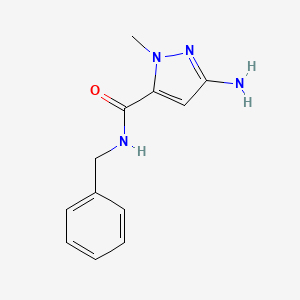 3-amino-N-benzyl-1-methyl-1H-pyrazole-5-carboxamide