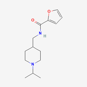 N-{[1-(propan-2-yl)piperidin-4-yl]methyl}furan-2-carboxamide
