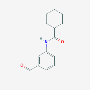 N-(3-acetylphenyl)cyclohexanecarboxamide