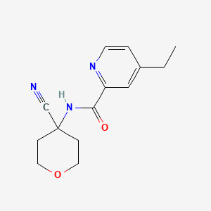 N-(4-Cyanooxan-4-yl)-4-ethylpyridine-2-carboxamide