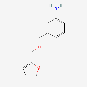 3-[(Furan-2-ylmethoxy)methyl]aniline