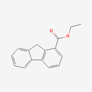 molecular formula C16H14O2 B2849782 Ethyl 9H-fluorene-1-carboxylate CAS No. 81699-50-5