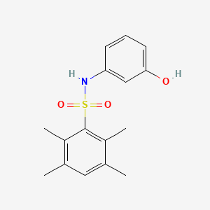 N-(3-hydroxyphenyl)-2,3,5,6-tetramethylbenzenesulfonamide