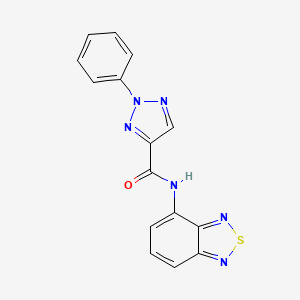 N-(benzo[c][1,2,5]thiadiazol-4-yl)-2-phenyl-2H-1,2,3-triazole-4-carboxamide