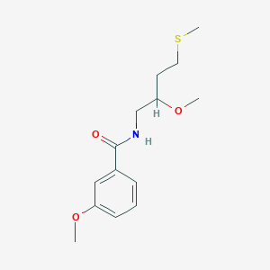 3-Methoxy-N-(2-methoxy-4-methylsulfanylbutyl)benzamide