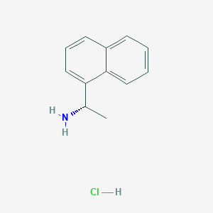 molecular formula C12H14ClN B2849827 (S)-(-)-1-(1-萘基)乙胺盐酸盐 CAS No. 51600-24-9