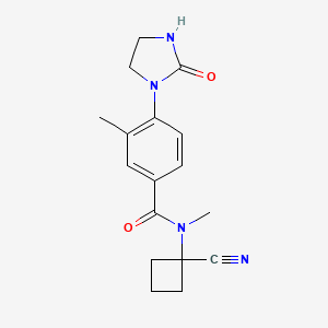 N-(1-cyanocyclobutyl)-N,3-dimethyl-4-(2-oxoimidazolidin-1-yl)benzamide