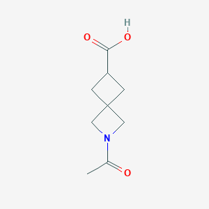 B2849832 2-Acetyl-2-azaspiro[3.3]heptane-6-carboxylic acid CAS No. 2303859-30-3