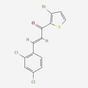 1-(3-Bromo-2-thienyl)-3-(2,4-dichlorophenyl)-2-propen-1-one