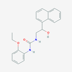 molecular formula C21H22N2O3 B2849857 1-(2-Ethoxyphenyl)-3-(2-hydroxy-2-(naphthalen-1-yl)ethyl)urea CAS No. 1351651-48-3