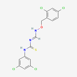 N-({[(2,4-dichlorobenzyl)oxy]imino}methyl)-N'-(3,5-dichlorophenyl)thiourea