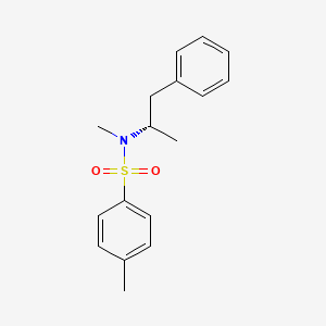 molecular formula C17H21NO2S B2849896 N,4-Dimethyl-N-[(S)-alpha-methylphenethyl]benzenesulfonamide CAS No. 74810-23-4