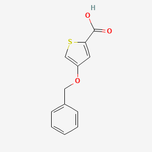 molecular formula C12H10O3S B2849943 4-(Benzyloxy)thiophene-2-carboxylic acid CAS No. 1510918-76-9