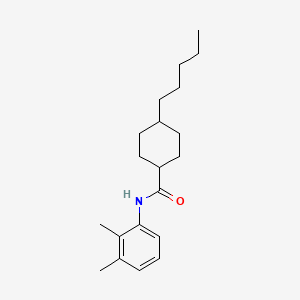molecular formula C20H31NO B2849966 N-(2,3-dimethylphenyl)-4-pentylcyclohexane-1-carboxamide CAS No. 866137-29-3