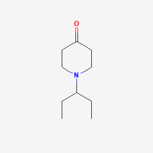 molecular formula C10H19NO B2849976 1-(Pentan-3-yl)piperidin-4-one CAS No. 72544-10-6