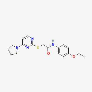 N-(4-ethoxyphenyl)-2-((4-(pyrrolidin-1-yl)pyrimidin-2-yl)thio)acetamide