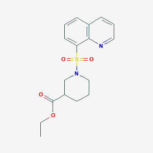 1-(8-Quinolinylsulfonyl)-3-piperidinecarboxylic acid ethyl ester