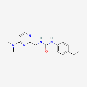 1-((4-(Dimethylamino)pyrimidin-2-yl)methyl)-3-(4-ethylphenyl)urea